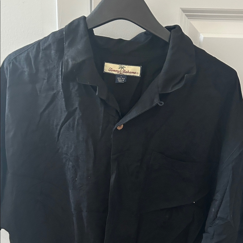 Tommy Bahama Men's Black Shirt Jacket